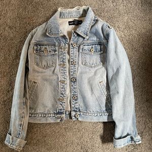 EXPRESS Denim Jacket Large
